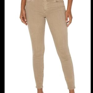Liverpool Women's Beige Skinny Jeans